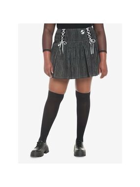 The Nightmare Before Christmas Jack Stripe Skirt Plus Size 2